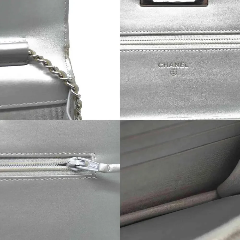 Chanel Patent Quilted Golden Class Wallet on Chain WOC